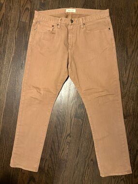 GAP Slim Fit Jeans in Tan Brown